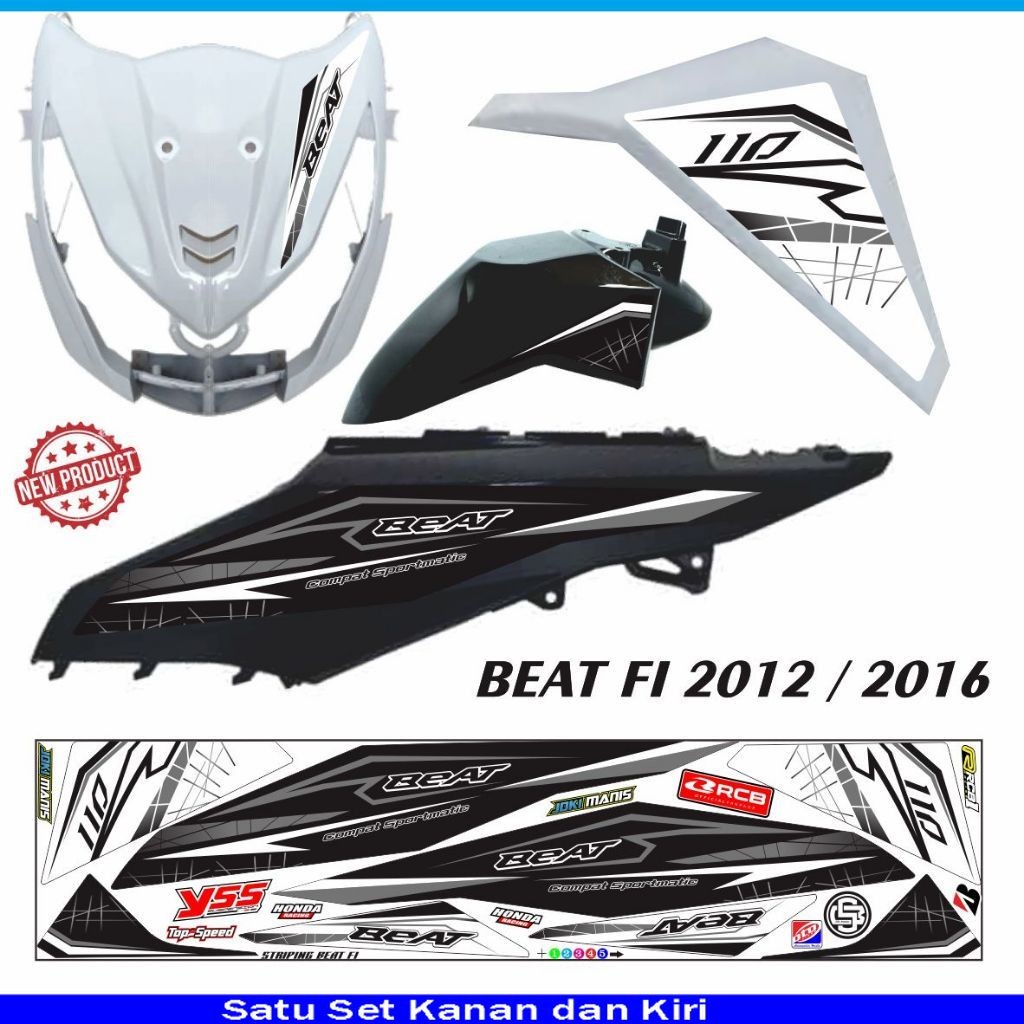 striping variasi / STIKER VARIASI BEAT FI / STRIPING BEAT FI