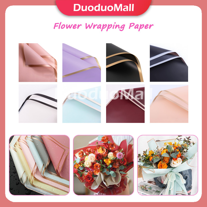 

20 Lembar Flower Wrapping Paper/Kertas Buket Bunga