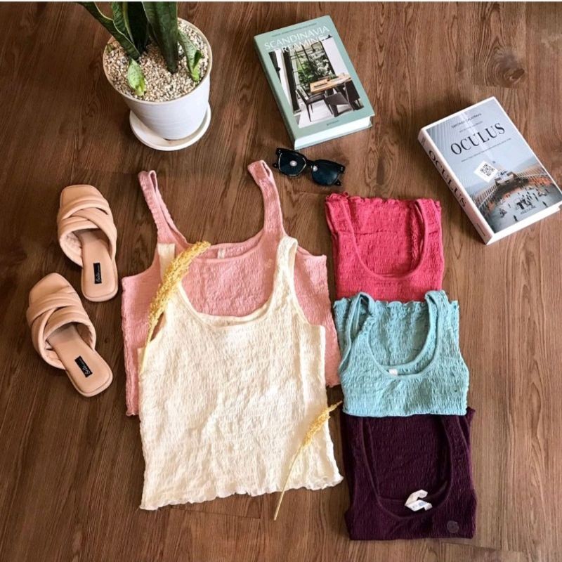 GC - Smocked Tank Top Aer0postale / Tanktop Wanita