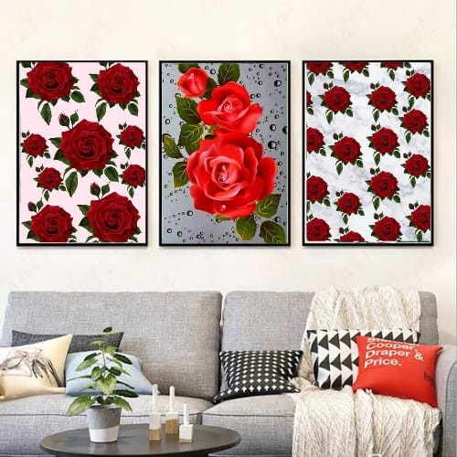 HIASAN DINDING BUNGA / HIASAN KANTOR / HIASAN RUMAH / HIASAN KAMAR / POSTER KAYU / POSTER BUNGA / PO