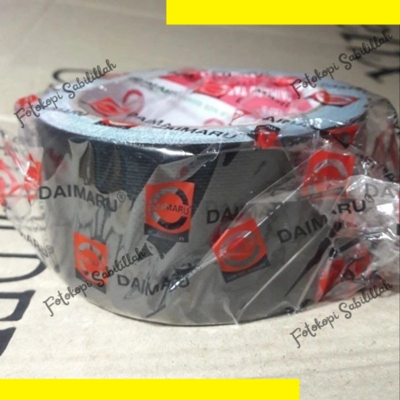 Lakban Daimaru Hitam 2 Inch / Lakban Kain Hitam Daimaru 48mm / Lakban Kain Daimaru Hitam 2 Inch / La