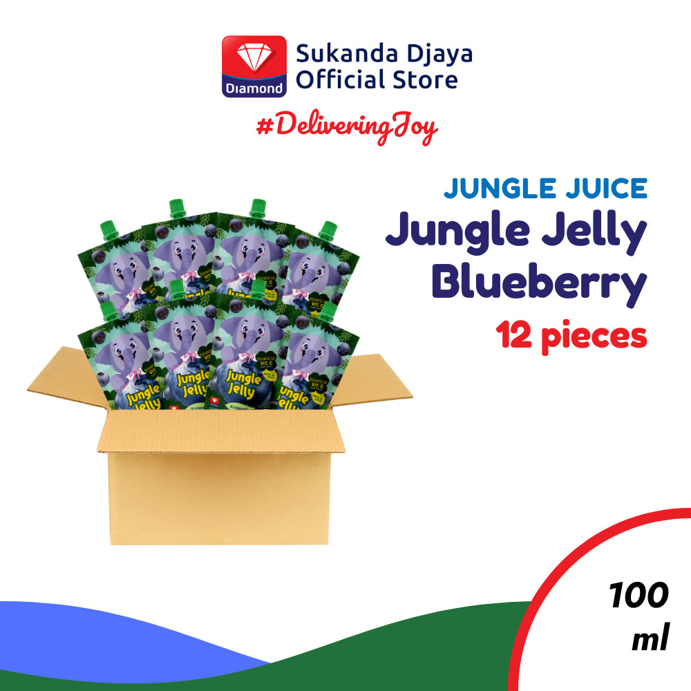 

Jungle Juice Jelly Blueberry 100 ML 1 Karton