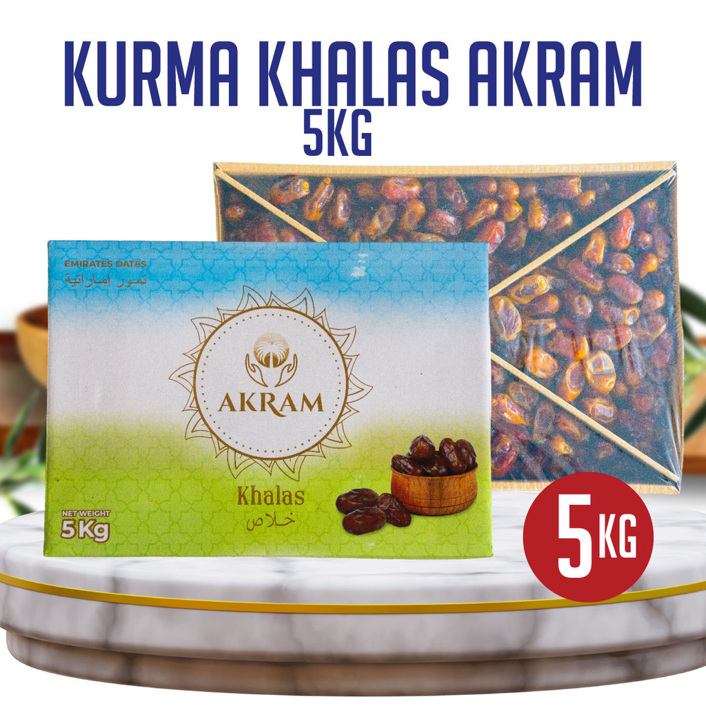 Kurma khalas akram - 5kg - khalas 5kg- kurma 5kg