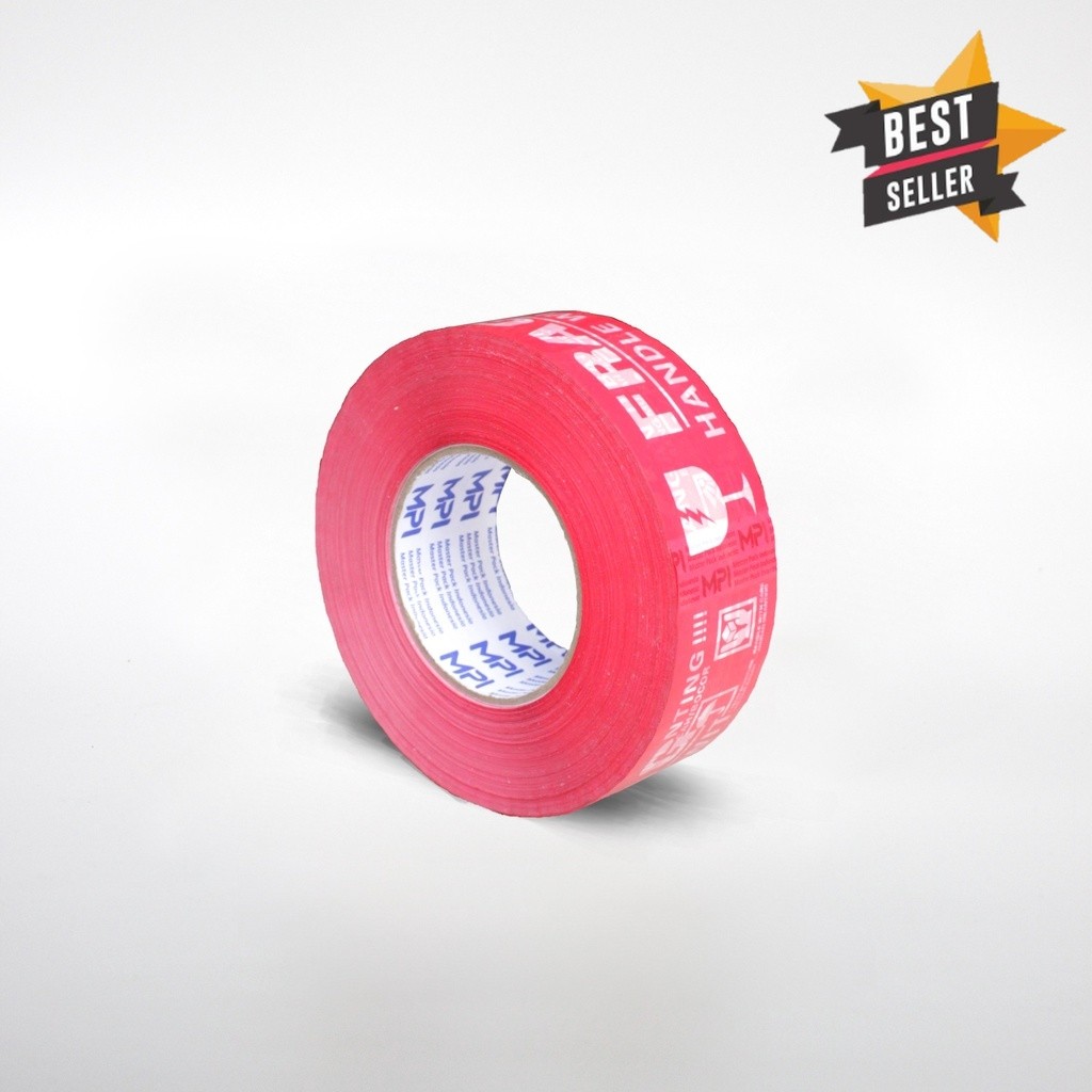 

Lakban Fragile Merah Jangan Dibanting Jumbo 48mmx300 Yard MPI Murah