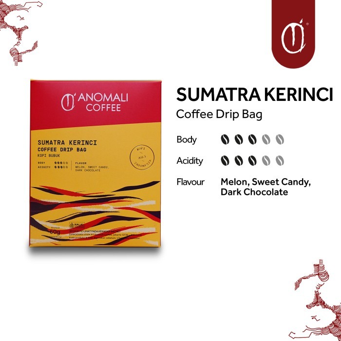 

Anomali Coffee - Coffee Drip Package 5 Pcs - Sumatra Kerinci