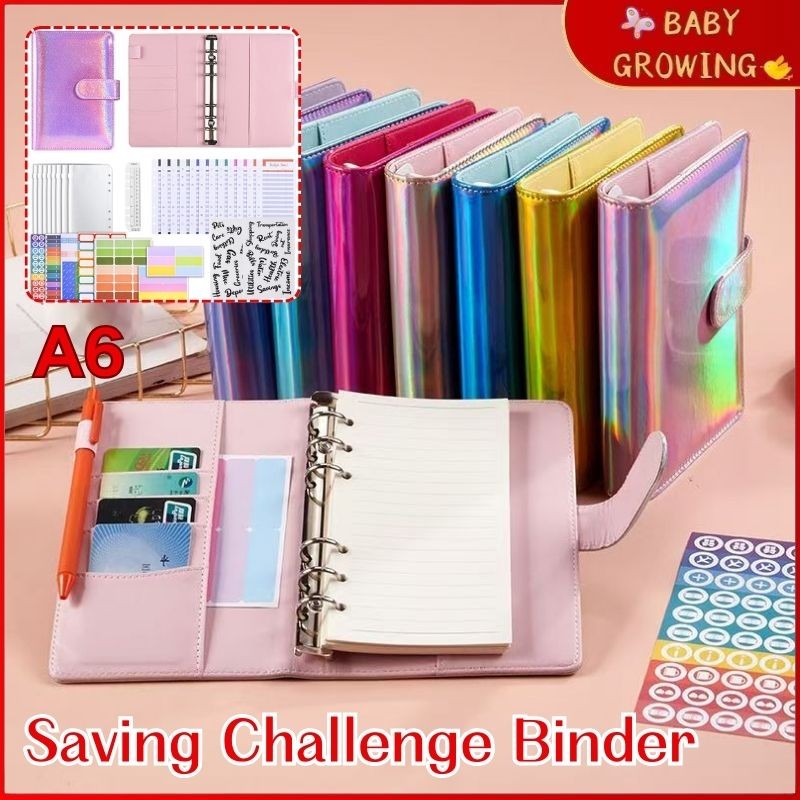 

A6 Paket Saving Challenge Menabung Binder / Binder Keuangan Lengkap / Buku Budgeting Planner Rencana Keuangan