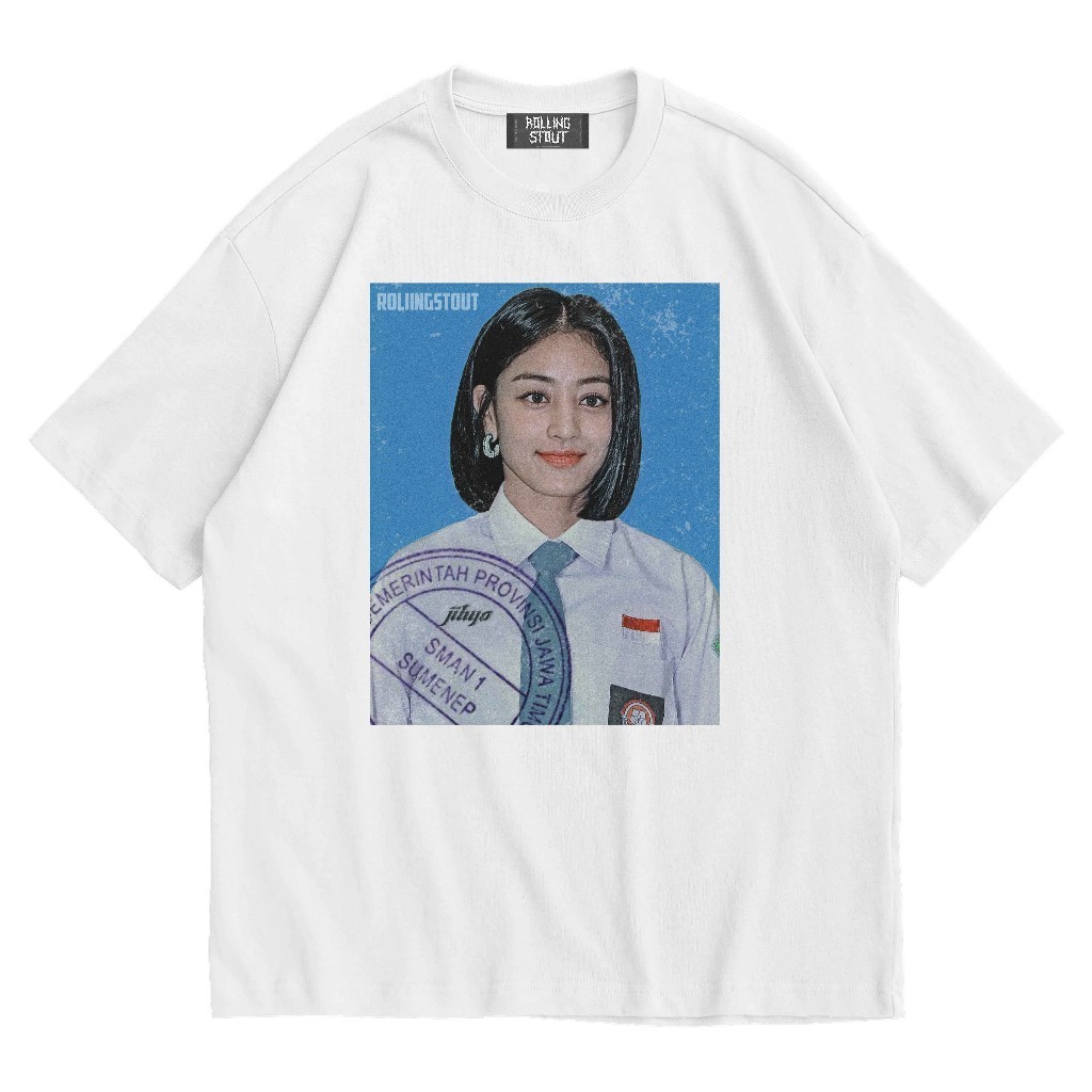 【COD】S-4XL Rollingstout - Jihyo Korea Seragam SMA | KAOS BAND | BAJU MUSIK METAL ROCK