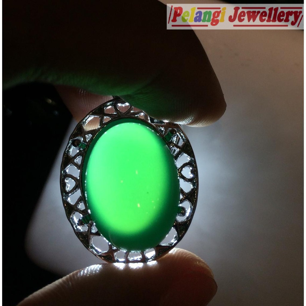 Liontin Batu Akik Hijau Garut HQ