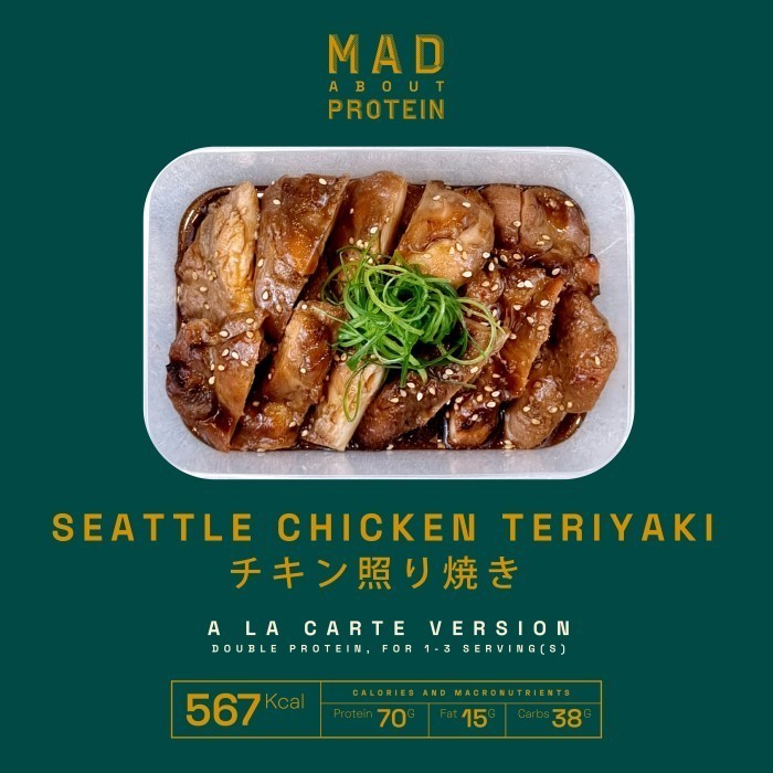 

[ALA CARTE] Seattle Chicken Teriyaki チキン照り焼き - MAD ABOUT PROTEIN Frozen Mealprep