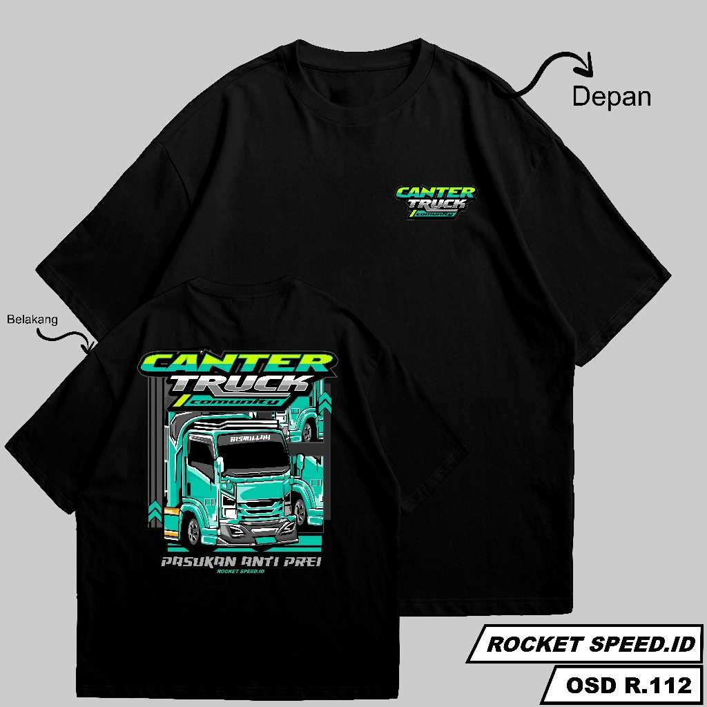 KAOS TRUK CANTER TRUK KAOS SUPIR BAJU KEREN NYAMAN Cotton Combed 30s