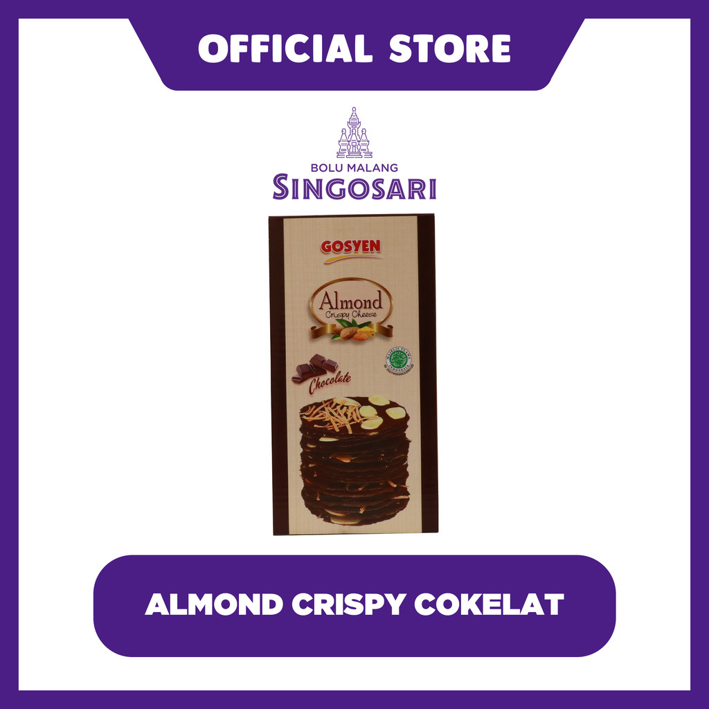 

Almond Crispy Coklat - 130gr