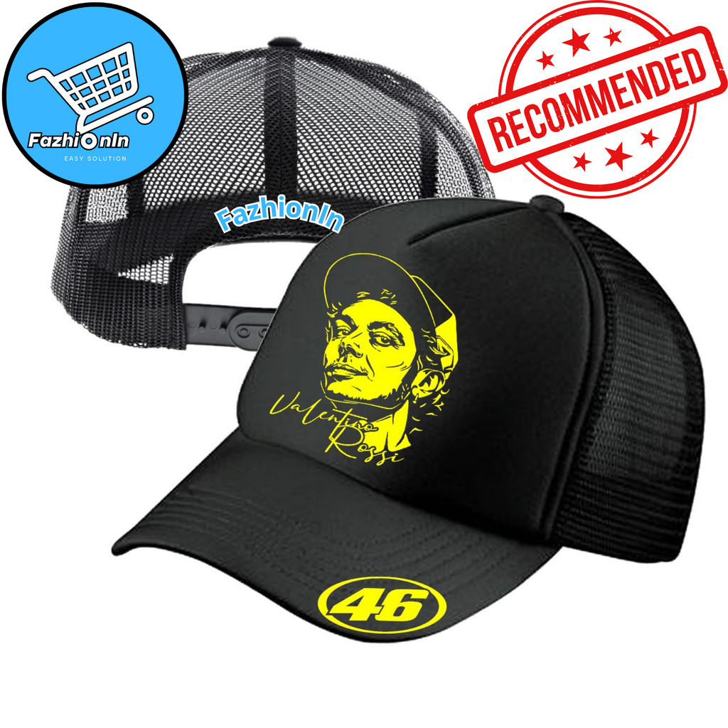 FazhiionIn Topi Trucker VALENTINO ROSSI - Topi Distro VALENTINO ROSSI Logo - Topi VALENTINO ROSSI Pr