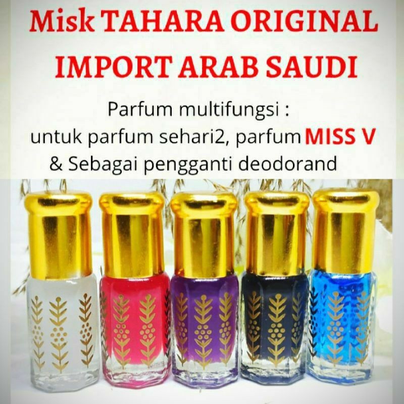 Misk Thaharah Parfum misk thaharah | Misk Thaharah 100% Original non alkohol | Parfum Miss v setelah