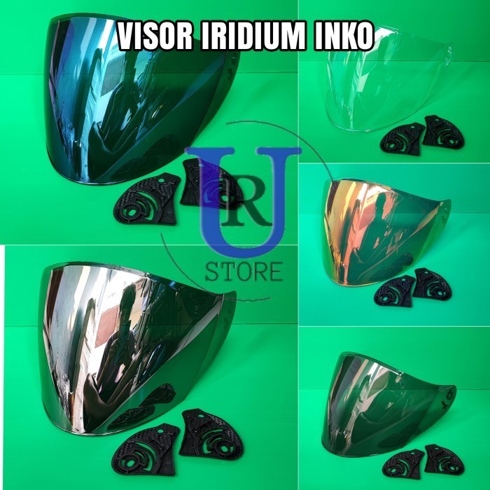 VISOR IRIDIUM HELM KYT GALAXY FLAT R / FLAT VISOR HELM KYT GALAXY FLAT R / KACA HELM KYT GALAXY FLAT