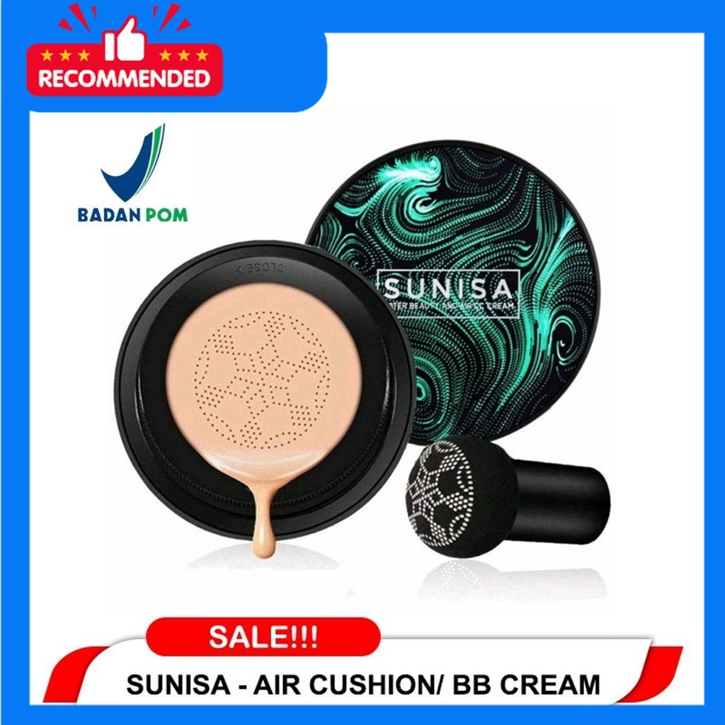 (PROMO) [ BISA COD ] Bedak Sunisa Cushion Original 100% Anti Air dan Tahan Lama