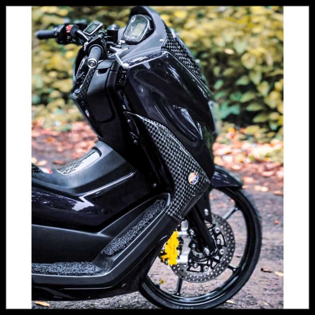 Stang setang stir Setir RZR Hitam Chroom pendek PNP NMAX 99% Mirip Yamaha RZR ORI PCX Nmax old New L