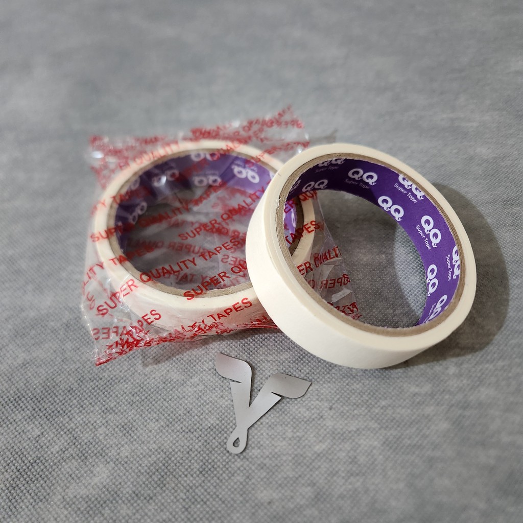 

Solasi Kertas QQ 1 Inch 12Yards Purple Core/ Masking Tape TERMURAH EKONOMIS