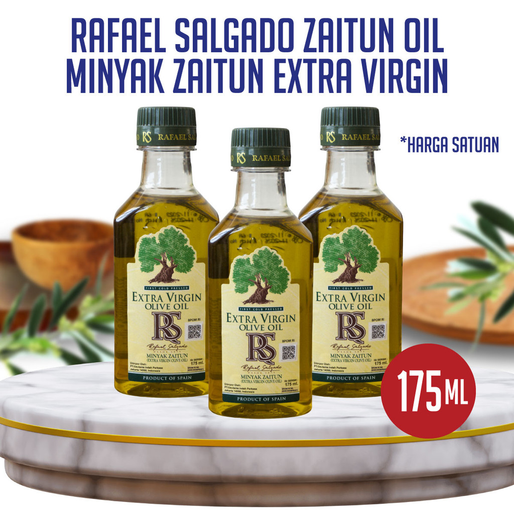 

Zaitun Rafael Salgado - extra virgin olive oil 175ml - Minyak Zaitun 175ml