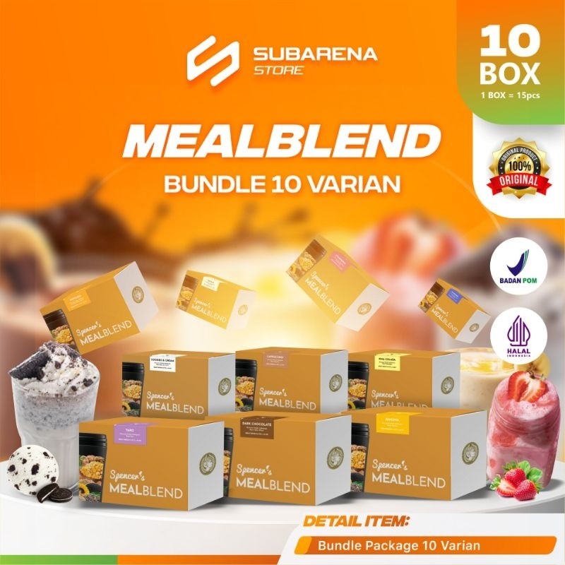 

[PROMO] [TRIAL SACHET] Multigrain Spencer's MealBlend - Meal Replacement Solusi Langsing Sehat