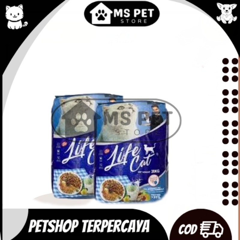 Makanan Kucing Life Cat Food 20kg|B. Dry Food 20kg