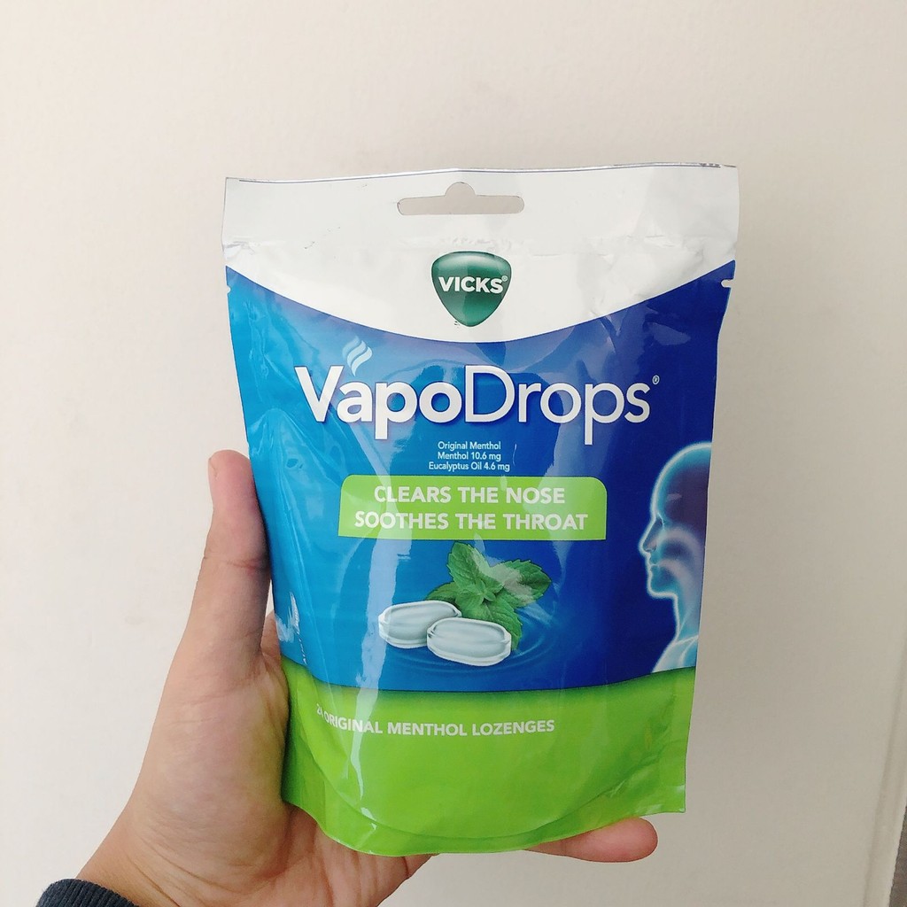 

Vicks Vapo Drops Original Menthol Isi 24 Lozenges