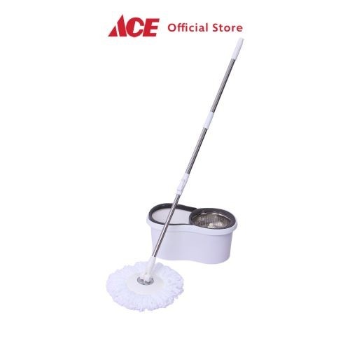 Ace Proclean Set Alat Pel Putar Dengan Ember Kain Pel Spinning Mop With Bucket Pembersih Lantai
