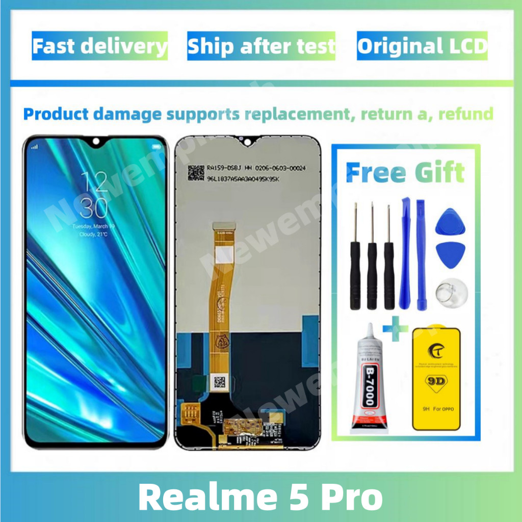 Original LCD Realme 5 Pro Original Touchscreen Display for Realme 5 Pro LCD