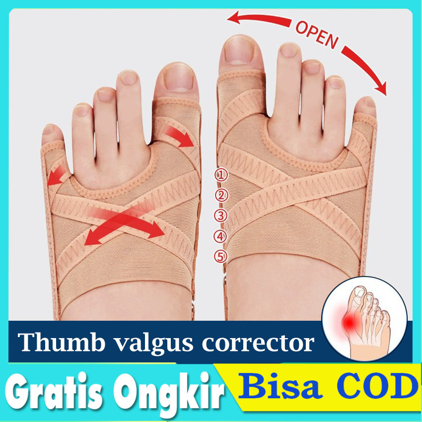 Thumb Corrector / Pelurus Jempol Kaki / Korektor Jempol Jari Kaki / Corrector Bunion Hallux Valgus/ 