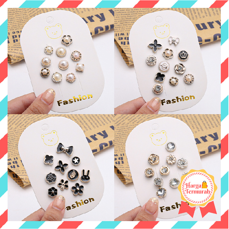 Harga Termurah - 1210 Pin Aksesoris Hijab / Bros Pin Tusuk / Pin Bros Fashion / Pin Baju Mini