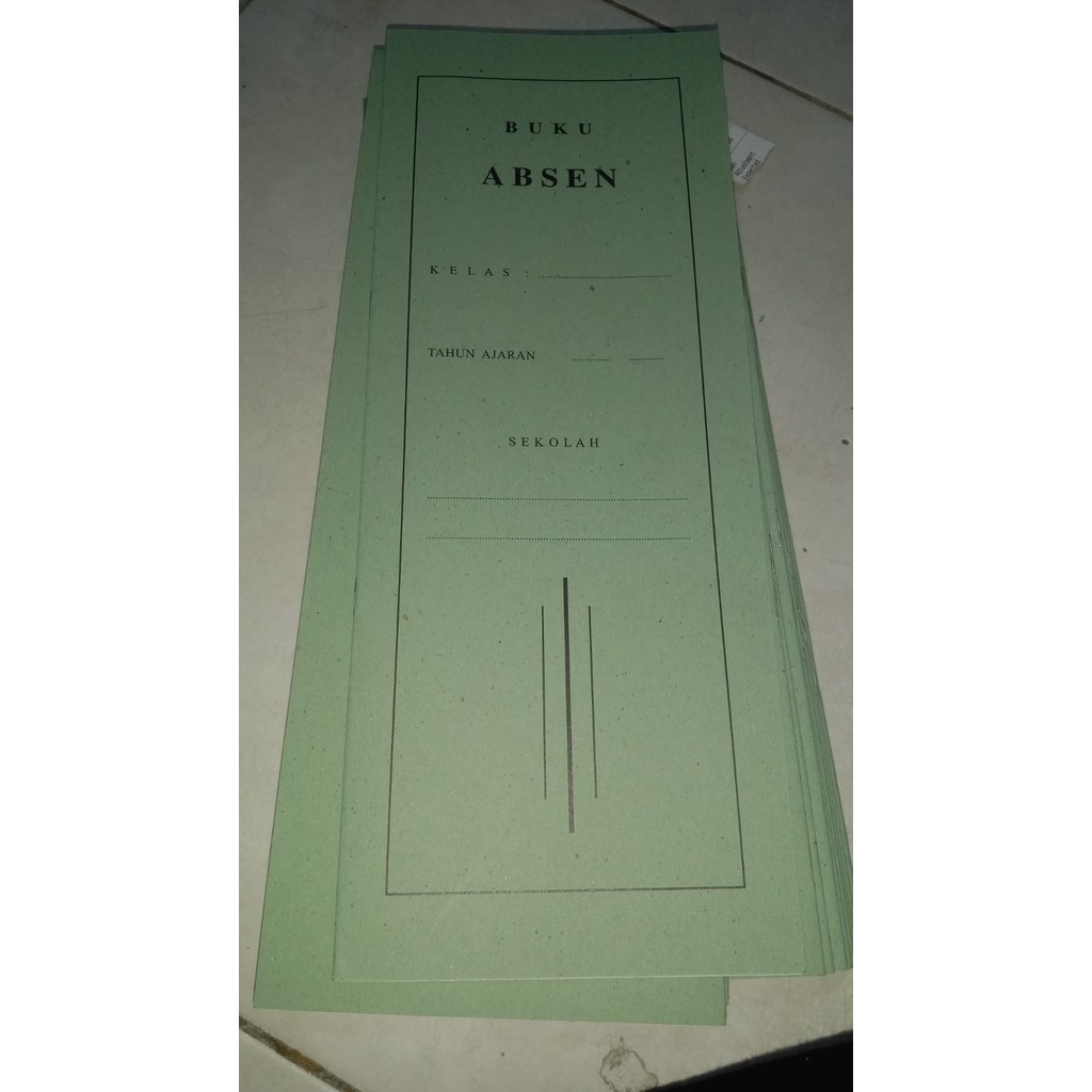 

Buku absen