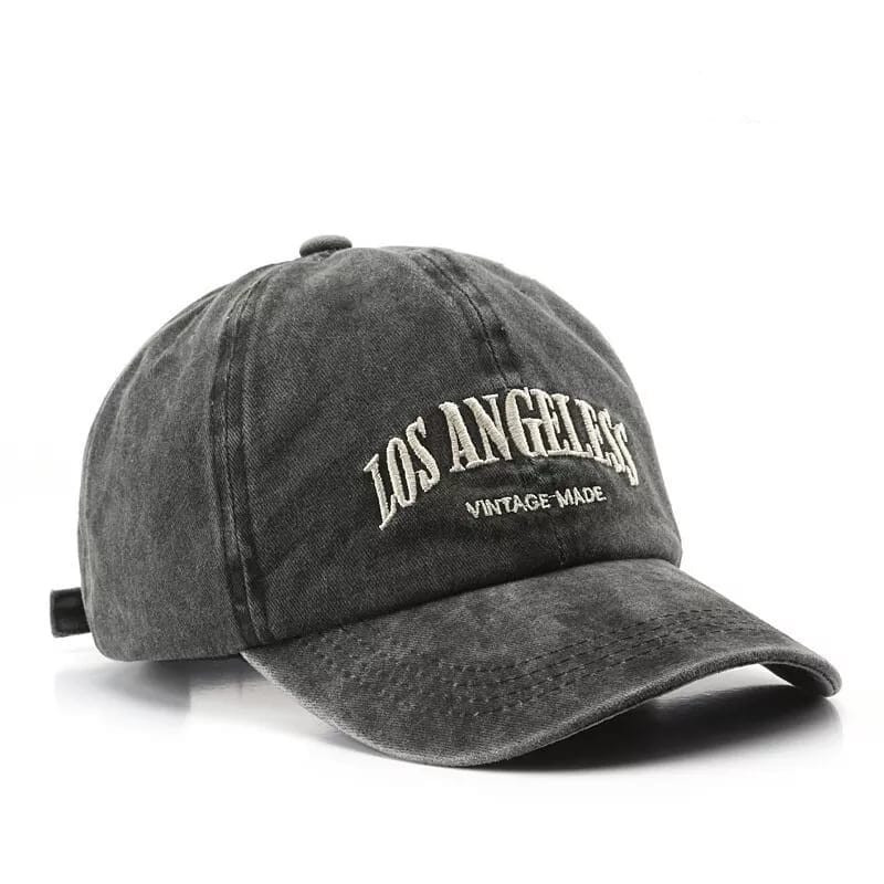 TRENDY los angeless vintage topi Los Angeles  topi denim untuk pria topi bisbol untuk wanita