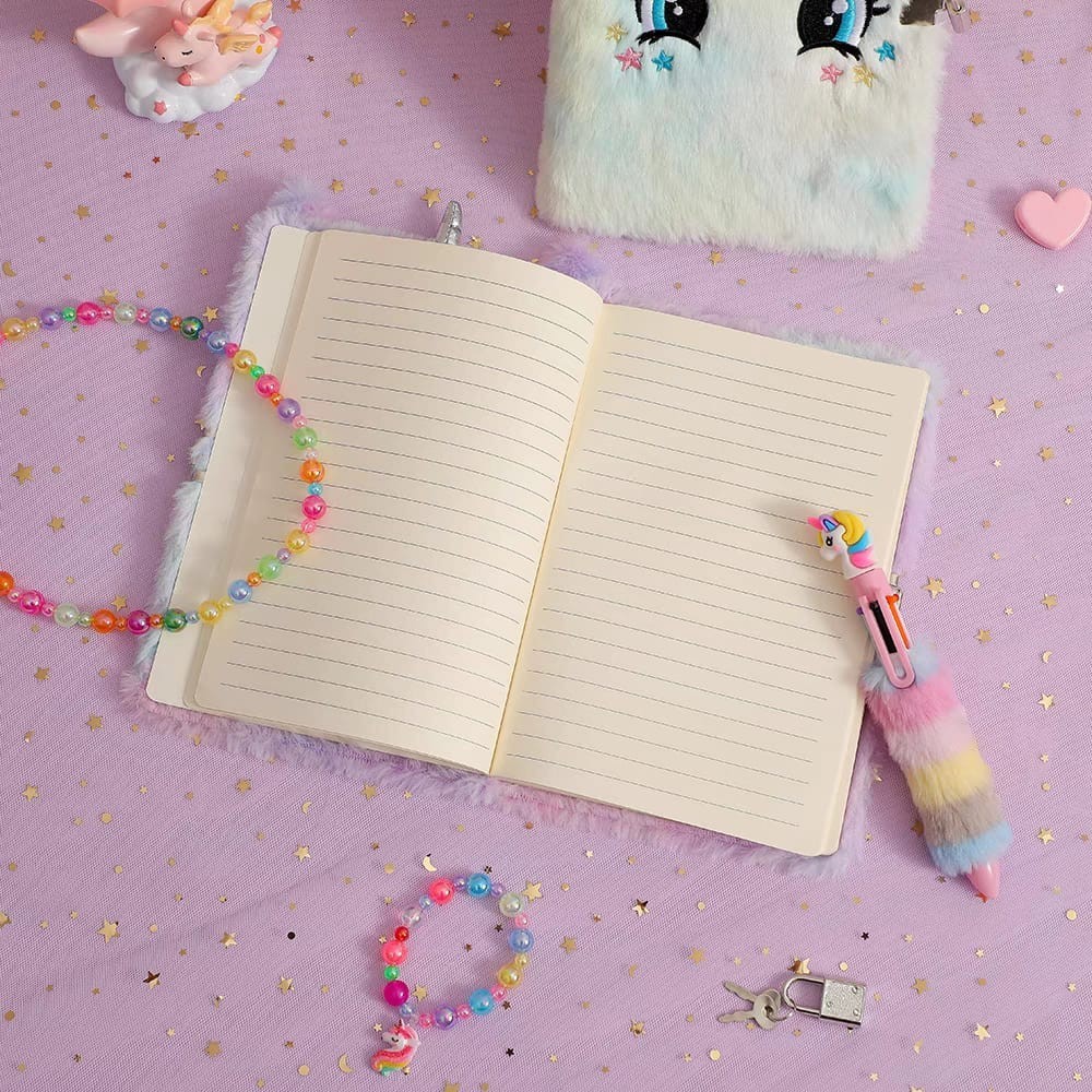 

PENTHOUSE Notebook Bulu Diary Unicorn Bulu Buku Tulis Kuda Pony Karakter