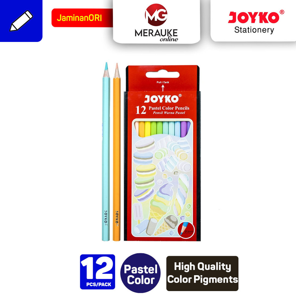 

Pensil Warna JOYKO Pastel Color CP-125P 12 Warna