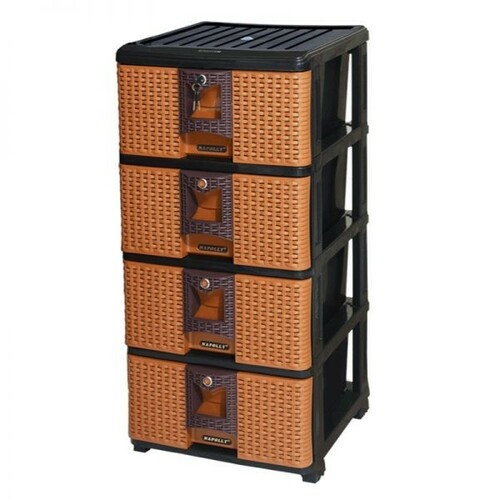 Rak Plastik Napolly Rotan / CONRA-n4.K1