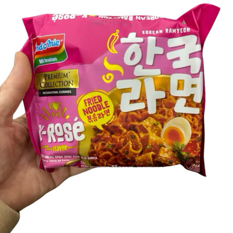 

Indomie premium collection korea ramyeon K-Rose mie goreng saus rose ala korea 83gr Hk91