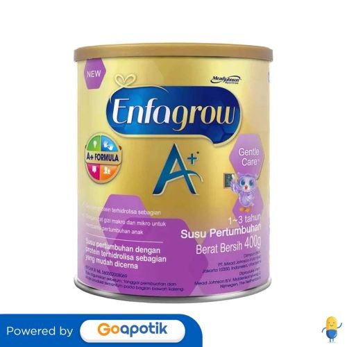 

Enfagrow A+ Gentle Care Usia 1-3 Tahun 400 Gram Kaleng