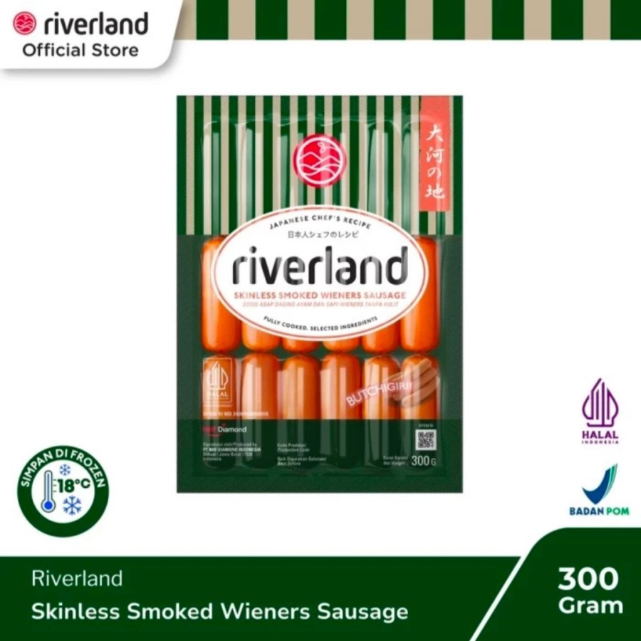 

Riverland Skinless Smoked Wieners Cocktail 300 gram