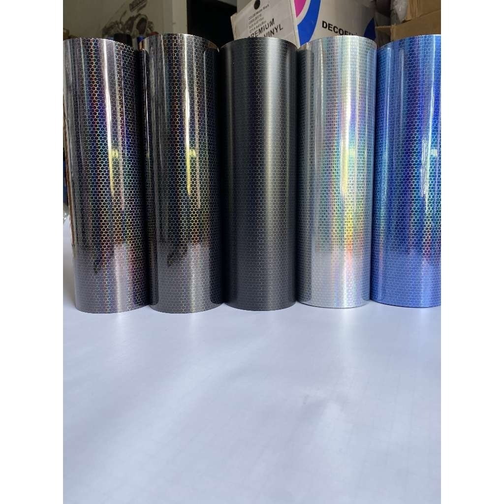 STIKER SKOTLET TRANSPARAN PELANGI MOTOR MOBIL MODEL SARANG TAWON-STIKER LAMPU MOBIL SKOTLET HYBRID