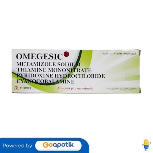 Omegesic Box Isi 100 Kaplet