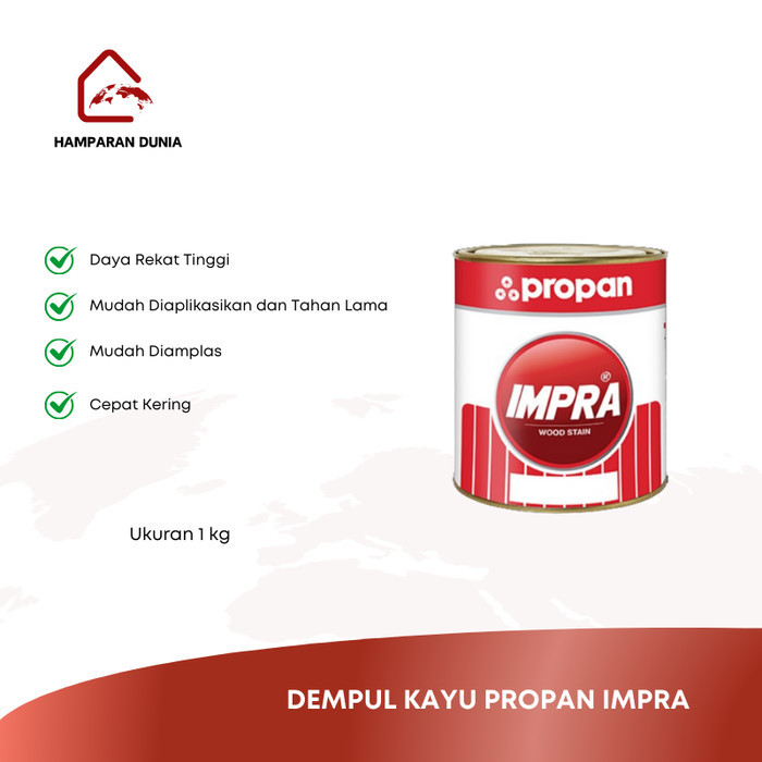 DEMPUL KAYU PROPAN IMPRA - DEMPUL KAYU