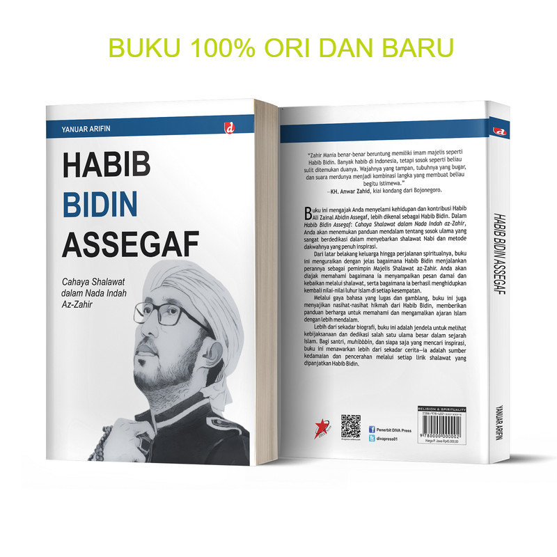Buku Habib Bidin Assegaf (Cahaya Shalawat dalam Nada Indah Az-Zahir) - Yanuar Arifin - DIVA Press