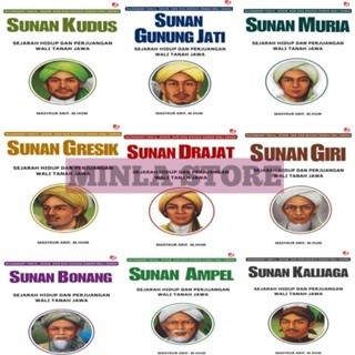 Buku Seri Wali Songo Sejarah Hidup dan Perjuangan Wali Tanah Jawa (Sunan Kalijaga,Sunan Kudus,Sunan 