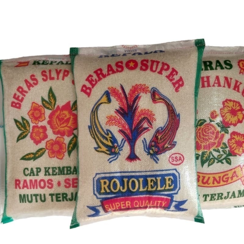 

BERAS SLYP SUPER MURAH RAMOS BUNGA KEMBANG ROJOLELE 10 LITER PULEN
