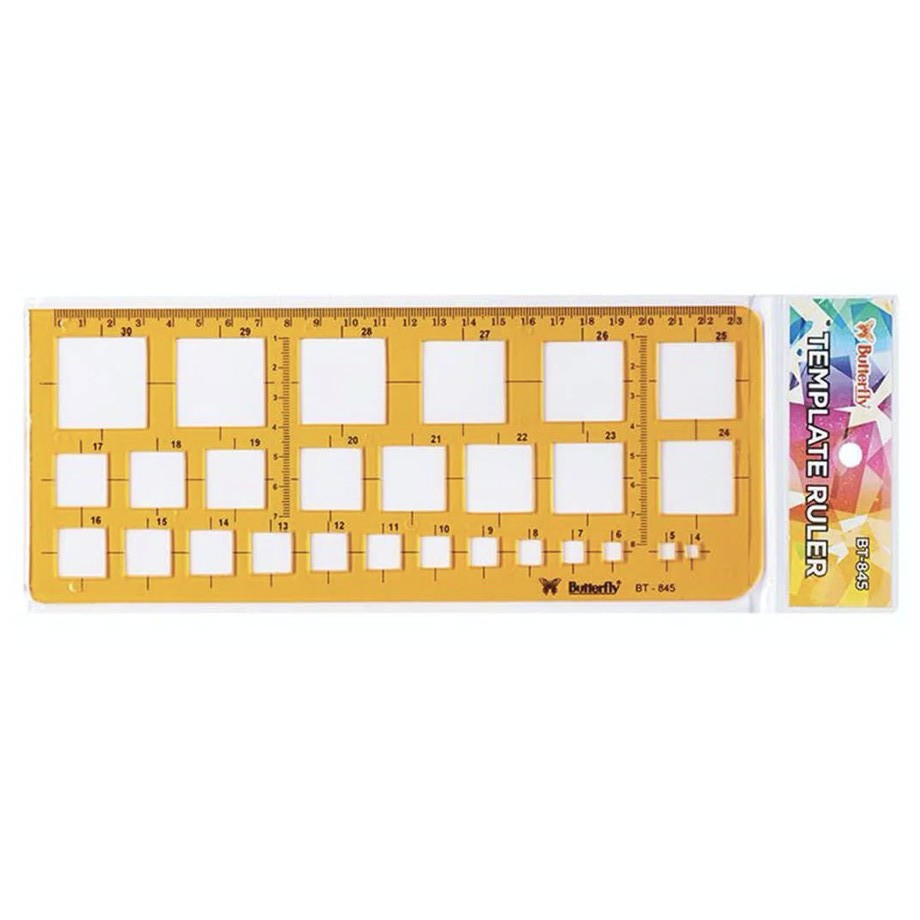 

PENGGARIS MAL KOTAK BUTTERFLY / PENGGARIS TEMPLATE BT-845 BUTTERFLY