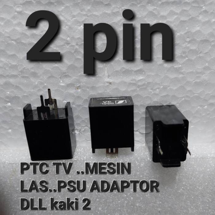 PTC 2p kaki 2 2 pin TV hitam bukan ptc tv 3p By LasTwoJie