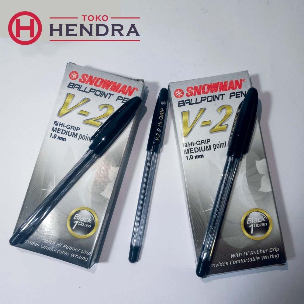 

Pulpen Snowman V2 1.0mm Hitam Dan Biru