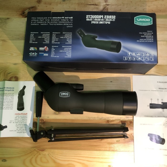 "WY.SY" -  TERLARIS Teropong Panahan Gomu Ori - Teleskop GOMU Spotting 20-60x60 AE