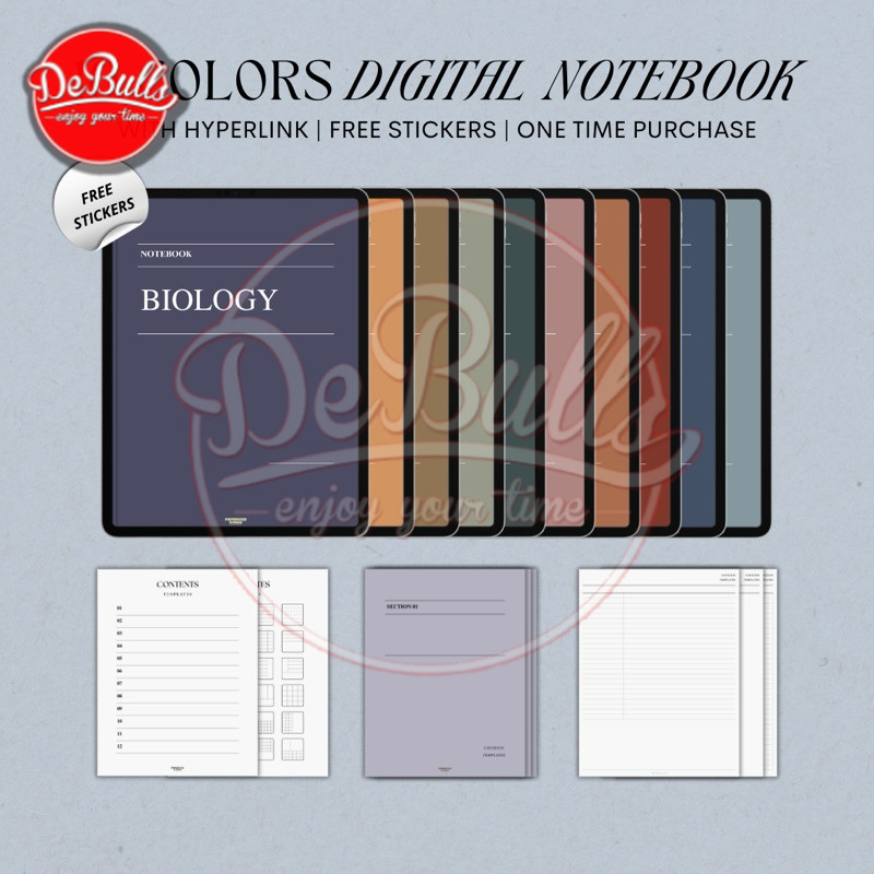 

Simple Earth Tone Digital Notebook by Debulls [GET 10 NOTEBOOKS]