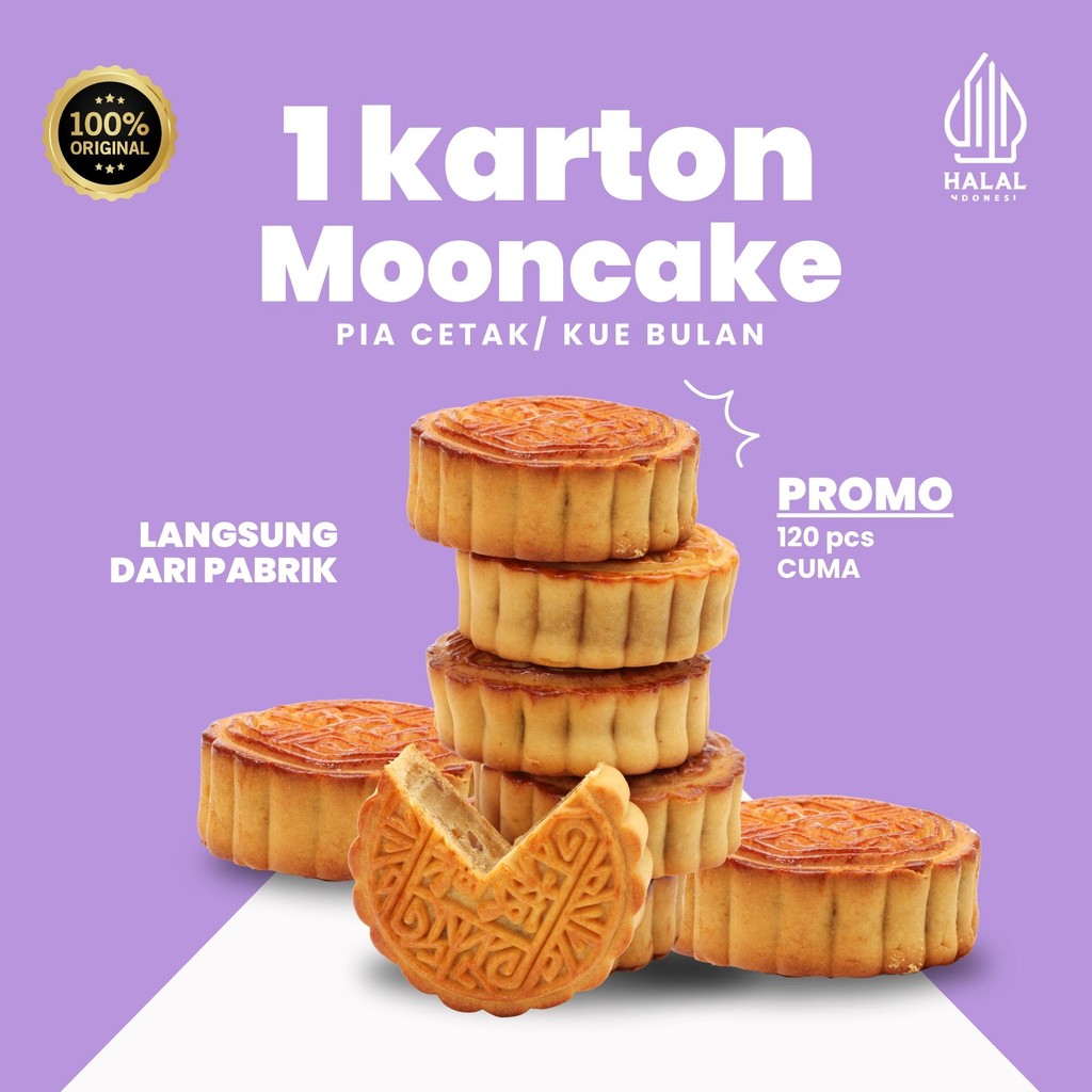 

120 PCS MOONCAKE PIA BULAN PIA PULEN ATAU KUE BULAN BAKPIA BULAN MOONCAKE MURAH BAKPIA BULAN MURAH KUE BULAN MURAH BAKPIA MURAH MOON CAKE COOKIES