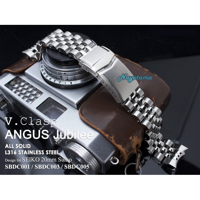 20mm Rantai MILTAT Angus Jubilee Seiko SUMO SBDC001 SBDC005 SBDC049